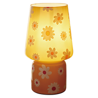 Lampe de table moderne à LED rechargeable sur batterie, commande tactile, sans fil, abat-jour original, lumière blanc chaud pour salon