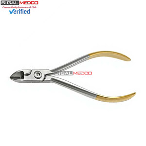 Premium Quality Manual Hard <b>Wire</b> Cutter Pliers Dental Orthodontic Instruments 15 Degree CVD Angled German Stainless Steel - Product Image 6