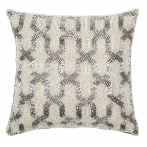 Fundas de Cojín Cuadradas Modernas con Cuentas de Vidrio y Diseño Floral, Hechas a Mano, para Sofá y Sillón - Product Image 5