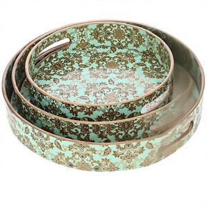 Plateau de service décoratif en bois et résine naturelle, artisanal, multi-pièces, pour la maison et la cuisine, idéal comme cadeau - Product Image 6