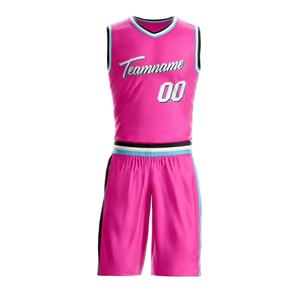 Conjunto de uniforme de baloncesto reversible personalizable ropa deportiva transpirable con diseño impreso camiseta de sublimación para hombres y mujeres - Product Image 3