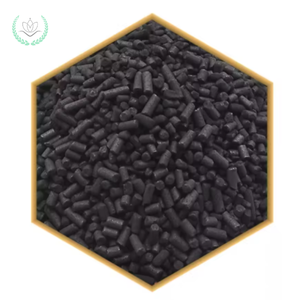 Charbon actif extrudé à base de coque de noix de coco, fourni par l'usine, pour l'élimination des COV et des odeurs, charbon pur naturel à base de coque de noix de coco - Product Image 1