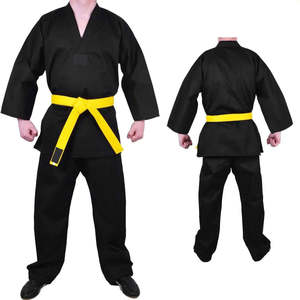 Uniforme d'arts martiaux en tissu perlé personnalisé 100% polyester coton, logo brodé, durable, léger, respirant, uniforme BJJ GI OEM - Product Image 1
