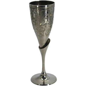 Pure Copper <b>Wine</b> <b>Goblet</b> Glass Handmade Hammered Finish Metal Barware For Red & White <b>Wine</b> Drinkware For Parties & Home Decor - Product Image 2