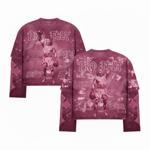 Double Layer Short Sleeve 100% Cotton Men's Custom Made T-shirt Hip Hop Style Trendy OEM ODM Breathable 300g - Product Image 5