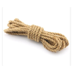 Fil de jute torsadé 100 % doux, résistant, écologique, recyclable et durable, de haute qualité pour le tricot et la couture à la main. - Product Image 2