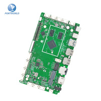 Placa Base Portworld RK3566 IoT Gateway con Decodificación 4K, MIPI, EDP, WiFi6 de Doble Banda, 5G y Pantalla Táctil para Máquinas POS con Certificación CE