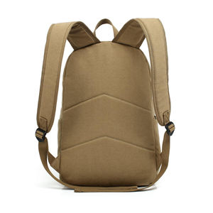 <b>Canvas</b> Casual <b>Backpack</b> Unisex Softback 20-37L Zipper Closure Daily Use Functional Interior Pocket - Product Image 4
