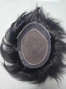 Taz Hair BD - Cabello Virgen Remy Indio para Hombre, para Peluca con Frente de Encaje y Base de PU, con Opciones de Densidad del 90% al 150% - Product Image 4