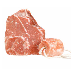 Sel rose de l'Himalaya naturel de haute qualité, forme naturelle, export premium, avec corde de suspension pour la digestion des bovins et des chiens Demaro - Product Image 6