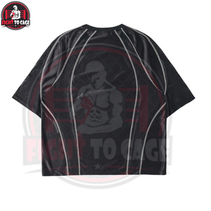 2026 Breathable Body-Mapping Design <b>Tee</b> Custom <b>White</b> High-Performance Urban Streetwear Good Seller Men Mesh Shirts - Product Image 2