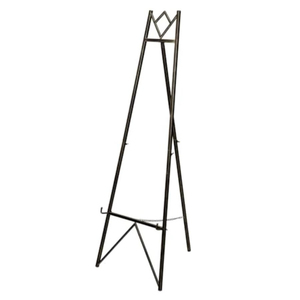 Metal Floor <b>Easel</b> Stand Rectangle Shape Iron Painted <b>Standing</b> Type for Living Room Home Decor Minimalist Style 100x60cm - Product Image 3
