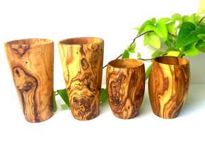 Verre à eau en bois naturel de qualité supérieure, gobelet artisanal de luxe en bois, réutilisable et sans danger pour les aliments, pour un usage quotidien - Product Image 3