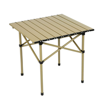 Table de pique-nique pliable en acier en métal pliante pour l'extérieur à bas prix