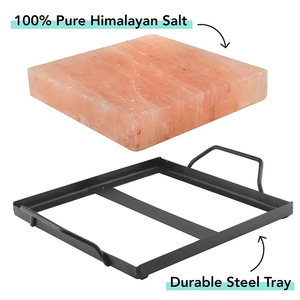 Placa de Sal del Himalaya Premium para Cocinar, Piedra de Sal Natural de Alta Calidad con Logotipo Personalizado, Servicio OEM, Tamaño OEM, Marca Privada - Product Image 3