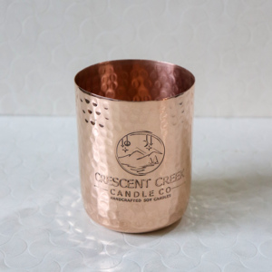 Customized Handmade Copper Candle Container Hammered Metal Votive Vessels Jars Lid Decorative Scented 18 Oz <b>Heat</b> Resistant Matte - Product Image 2