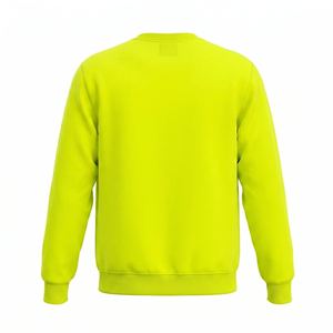 เสื้อสเวตเชิ้ตคอกลมทรงโอเวอร์ไซส์สำหรับผู้ชาย สีพื้น ผ้าฝ้ายเฟรนช์เทอร์รี่ สไตล์มินิมอล ใส่ได้ในฤดูใบไม้ร่วง - Product Image 2