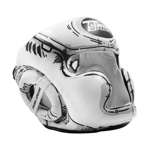 Équipement d'entraînement de kickboxing jaune multicolore, dernier modèle, protection de tête en cuir de vachette véritable, face ouverte, équipement de Muay Thai. - Product Image 6