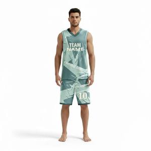 Uniformes de Baloncesto Unisex con Estampado Personalizado, Logotipo del Equipo, Número, Transpirables, de Secado Rápido, Antibacterianos, sin Mangas - Product Image 5