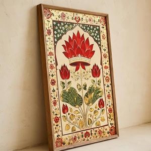 Handmade Solid Wood Rectangular Vertical Photo <b>Frame</b> <b>with</b> Vintage & Modern Design Full Color Printing for Wall Art Decor - Product Image 5