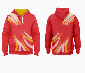 Sweat-shirt à capuche sportif pour homme, imprimé par sublimation, vert, avec poche - Product Image 4