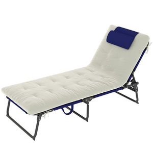 Lettino Pieghevole Moderno in Metallo per Piscina/Bordo Piscina/Villa, Arredo Esterno per Spiaggia e Campeggio - Product Image 3