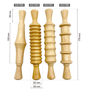 1 lưỡi 30x176mm Pin cán gỗ thân thiện với môi trường với vecni tùy chỉnh để nướng mô hình đất sét thủ công & cắt/Cán - Product Image 5