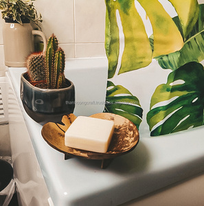 2021 New Release Handmade Natural Coconut <b>Soap</b> Dish Modern Design Hot Bathroom Coconur <b>Soap</b> Holder - Product Image 3