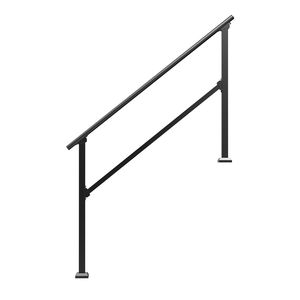Ringhiere per Scale da Esterno in Acciaio al Carbonio per 4-5 Gradini, Kit di Facile Installazione - Product Image 2