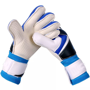 Gants de gardien de but de football professionnels en cuir respirant avec protection réglable et durable pour la paume et sangle de poignet confortable pour l'entraînement - Product Image 3