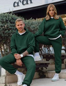 Ensemble de jogging unisexe élégant, survêtement respirant en polaire, deux pièces, impression personnalisée, broderie, vêtements à marque privée - Product Image 6