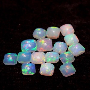 Opal Cushion Cut Gemstone Natural Fire Opal Loose Gemstone Bright Colorful Stone for Rings Pendants Wholesale HASNAIN GEMS - Product Image 2