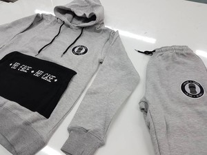 Custom Washed Hoodie <b>Set</b> with Vintage Garment Finish Premium Fabric Construction and Wholesale Apparel Manufacturing - Product Image 5