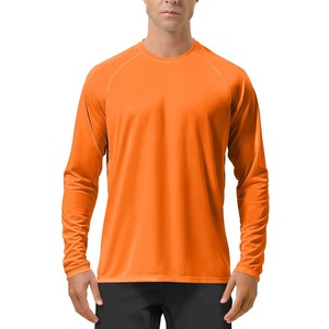 Men Long Sleeve Rash Guard <b>T</b> <b>Shirt</b> O Neck Quick Dry Breathable UPF 50+ <b>UV</b> Protection Fishing Wear - Product Image 5
