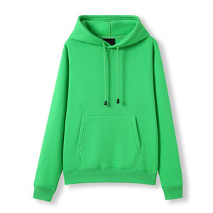 Sudadera con Capucha Básica para Mujer, Talla Grande, Informal, Deportiva, de Uso Diario, Mezcla de Algodón Suave, con Bolsillo - Product Image 1