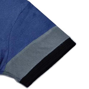 Polo Homme d'Été Tendance Urbaine à Manches Courtes – Design Personnalisé, Coton Respirant, Imprimé Couleurs Contrastées, Style Décontracté - Product Image 4