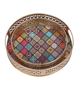 Antiques India Brings Stunning Gift <b>Hamper</b> <b>Set</b> of Metal Jar with Lid - Product Image 1