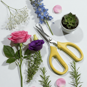 Multi-function High Carbon Steel Blade Anti-Slip Garden Flower Scissors Soft Grip Plastic Handle for Fruit Harvesting <b>Tools</b> - Product Image 1