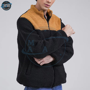 Premium Quality New Style Sherpa Men's Jackets Custom Stand Collar Winter <b>Canvas</b> Breathable Customizable Wholesale - Product Image 3
