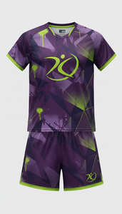 Ensemble maillot et short de volley-ball personnalisé vert menthe camouflage, léger, uniforme d'équipe, sublimation, vêtements de sport, vente en gros OEM - Product Image 2