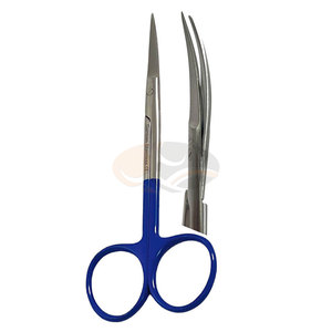 Ciseaux à iris sur mesure, courbés, de précision chirurgicale, en acier inoxydable, pour une manipulation fine des tissus délicats - Product Image 1