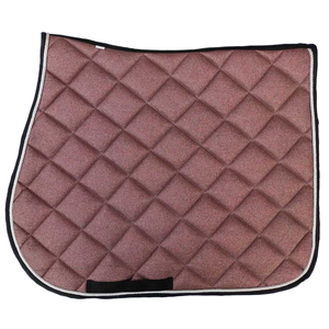 Sous-selle d'équitation à paillettes scintillantes, style dressage, sous-selle de cheval à paillettes, confortable et durable - Product Image 1
