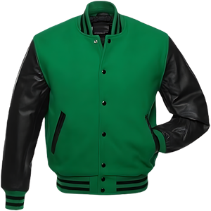 Wholesale High Street Men's Varsity Bomber Jacket <b>Covered</b> <b>Button</b> Closure OEM Embroidery Stand Collar PolyesterCotton Canvas - Product Image 1