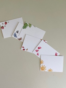 Cartes d'anniversaire en papier naturel de qualité supérieure avec messages élégants imprimés, cartes de vœux pour cadeaux et événements, présentation élégante - Product Image 1