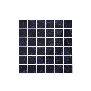 Venta de fábrica diseño moderno 300x300mm esmaltado Aqua azul porcelana hielo craquelado mosaico piscina azulejos Firebrick función - Product Image 6