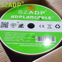 Câble réseau Cat6 étanche pour extérieur, 305 m, 4 paires UTP RJ45, 23 AWG, 24 AWG, cuivre et CCA, câble LAN Cat 6 pour Ethernet