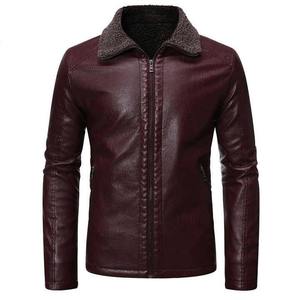 Chaqueta Varsity Personalizada para Hombre con Cuello de Piel, Chaqueta de Motociclista con Capucha, Transpirable, Cortavientos, Informal, con Cierre para Otoño - Product Image 6