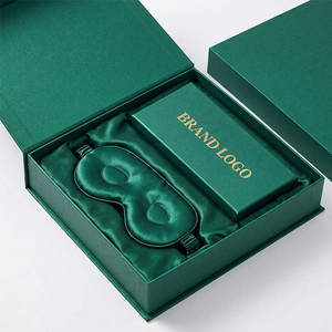 Antifaz de Seda 3D de Moda al por Mayor con Logotipo Personalizado, 22 Momme, para Dormir, Doble Cara, Cuatro Estaciones, para Avión - Product Image 4