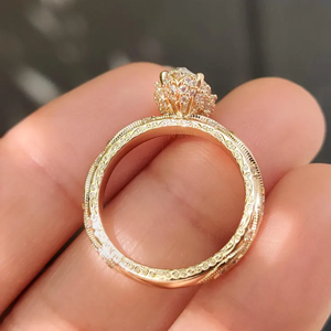 Premium Quality Marquise Cut Diamond <b>Ring</b> Stylish Jewelry for Daily Wear Wedding Party Gift Available For Affordable Price - Product Image 2