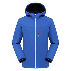 Outdoor <b>Men's</b> Eco-Friendly Waterproof Winter Canvas Nylon Stand Collar Warm Keeping Mountaineering <b>Soft</b> <b>Shell</b> <b>Jacket</b> - Product Image 4